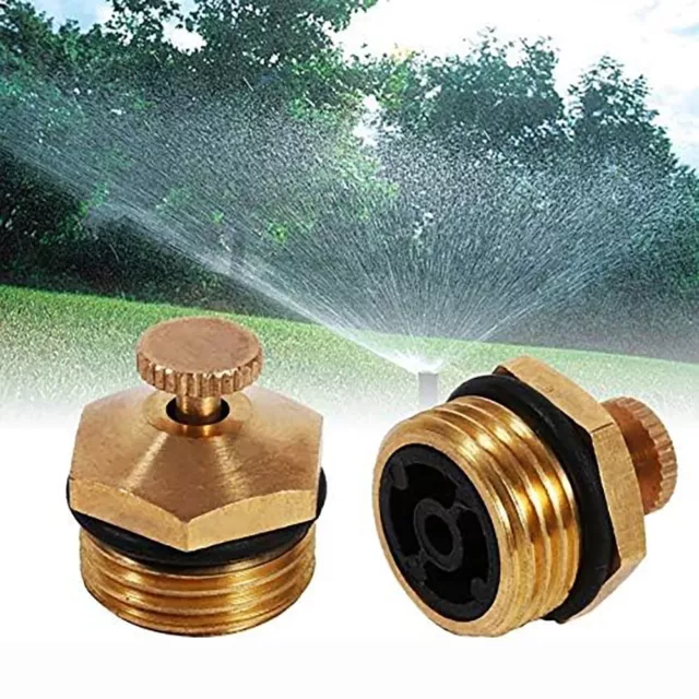 Brass Atomizing Sprinkler Nozzle Adjustable Misting Nozzle  Garden Watering