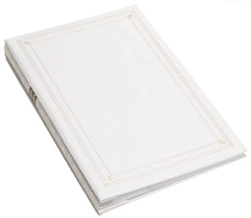 Pioneer Bi-Directional Post Style Memo Pocket Album, White