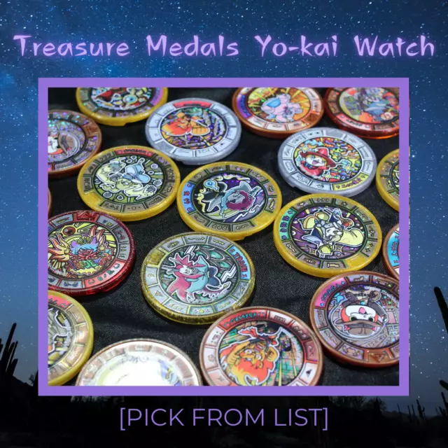 NEW Bandai Yo-kai Watch Youkai medal ♪ Set 02 Tomodachi Yokai 8 Medal Set  Japan