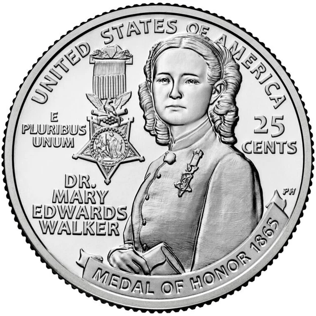 2024 S PROOF Dr. Mary Edwards Walker American Women Quarter *IN STOCK