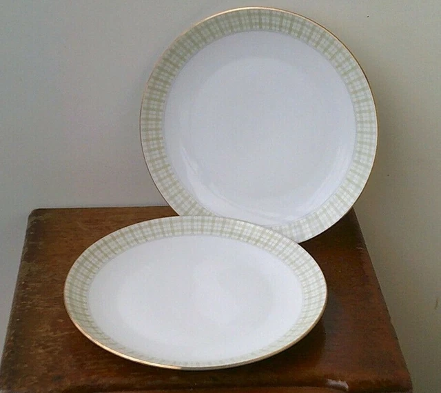 VINTAGE (1950'S) SELTMAN Weiden Porcelain Fine Bone China Dinner Plates
