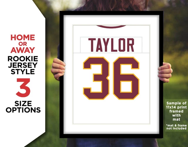 SEAN TAYLOR Rookie Jersey Photo Picture Art WASHINGTON REDSKINS 8x10 11x14 16x20