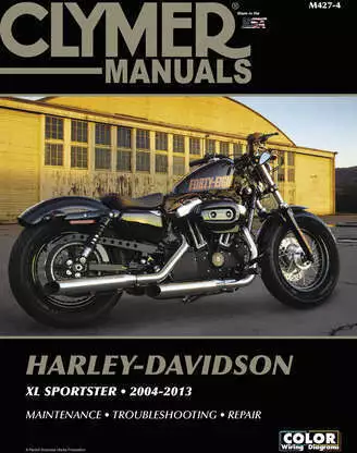 Clymer Repair Manual Harley-Davidson XL883 XL1200 Sportster 2004-2013 M427-4