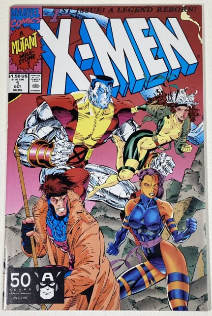 X-Men Volume 2, #1  Cover ‘B’ 1991 , Jim Lee NM (9.4) Marvel Comics Unread! NEW!