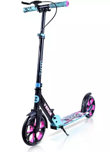 ZINC VERGE PRO Folding Big Wheeled Scooter 60.00 PicClick UK