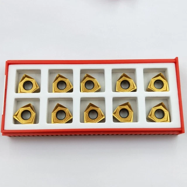 WNMU080608EN-GM GBJ201 90° Acciaio Inox Fresatura Inserto for MFWN90 Porta 10pc