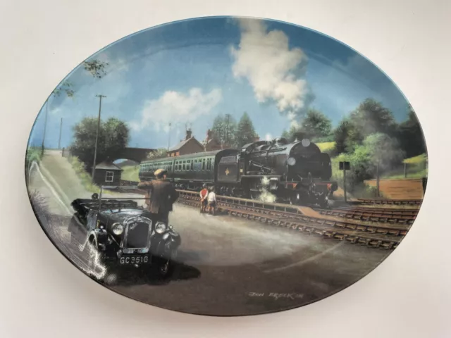 WEDGWOOD “A SPECIAL TREAT” RAILWAY MEMORIES PLATE by DON BRECKON - LTD EDITION