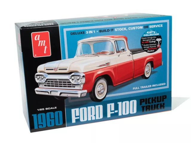 amt 1960 Ford F-100 Pickup Truck, 1/25 Scale