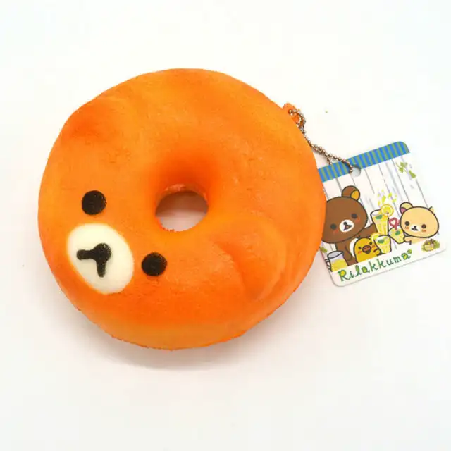 Jumbo Donut Bear Slow Rising Squishy New!