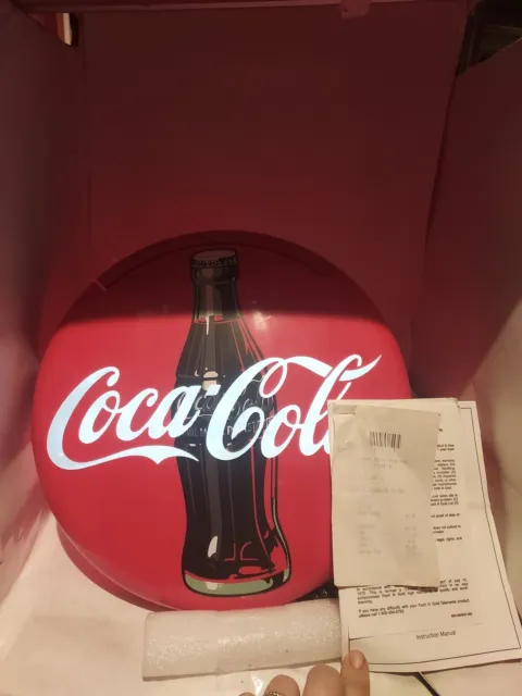 VINTAGE COCA- COLA PHONE THAT LIGHTS UP Nwb And Original Purchase Receipt