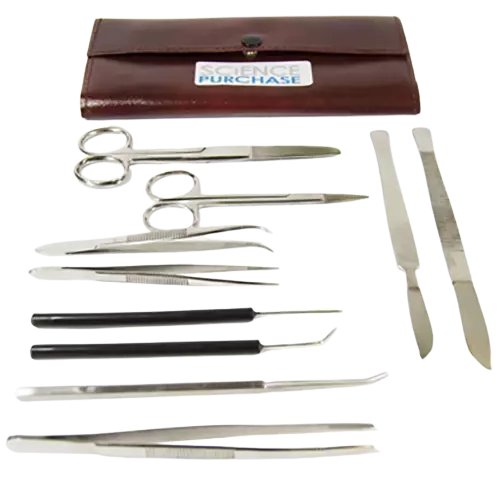 Advanced Dissection Kit, 10 Instruments with Snap-lock Storage Pouch