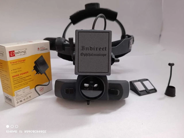 Ophtalmoscope Indirect Rechargeable Avec Lentille 20D - Marque Zaiss, Pour Examens Du Fond De L'œil