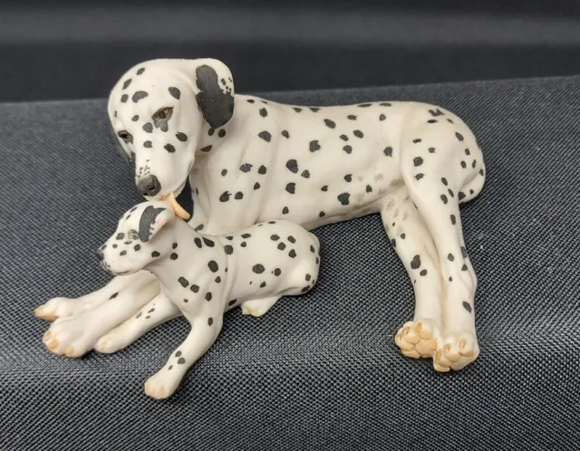 Dalmation Mum and Pup Figurine, excellent condition.