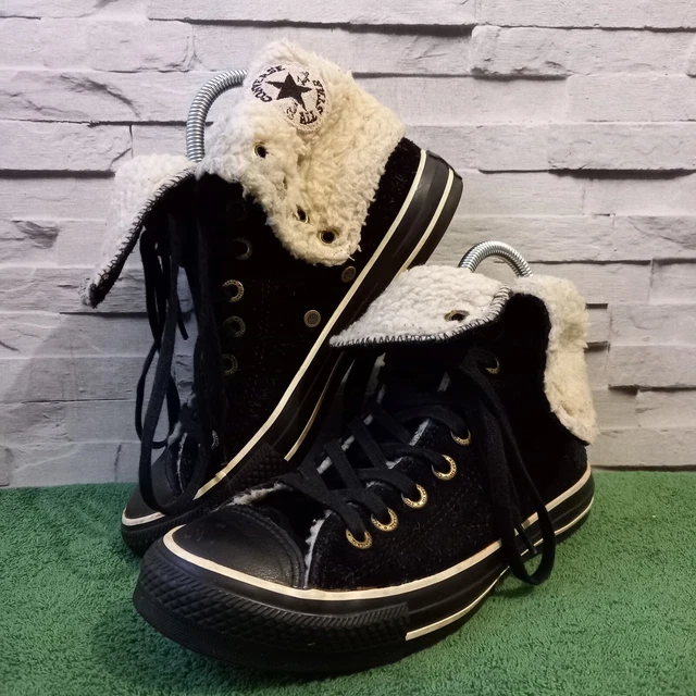 Chuck taylor all star ember boot suede and faux fur high top hot sale