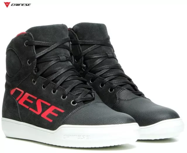 Chaussures Moto Imperméables Dainese York D - Wp Chaussures Homme Rouge