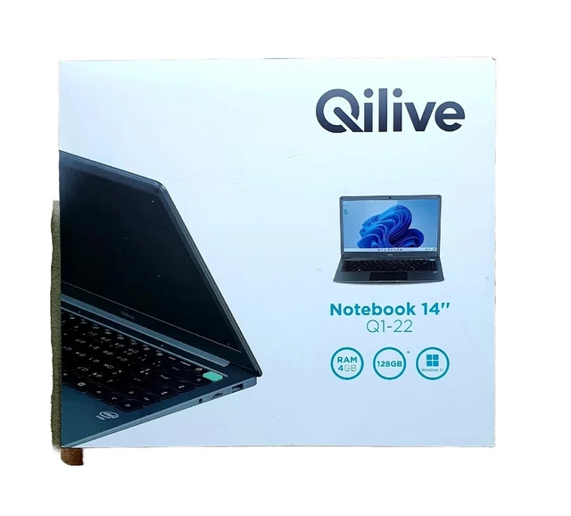 Qilive-Ordinateur portable Notebook 14"-Q1-22-RAM 4GB-128GB-Windows11+chargeur-9