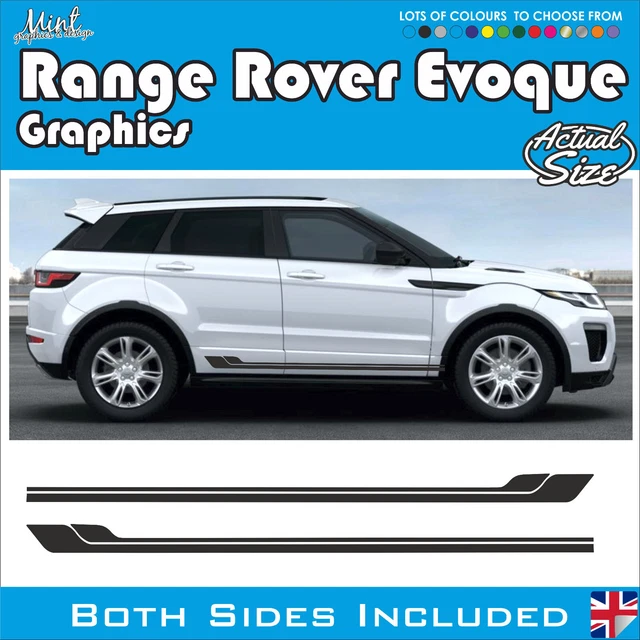 RANGE ROVER EVOQUE Side Stripes 4X4 Decals Stickers Graphics NO P&P 021 ...