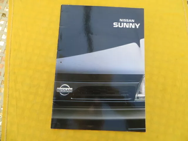 NISSAN Sunny - catalogue publicitaire