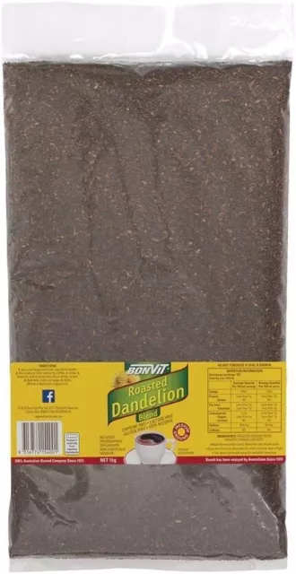 Bonvit Roasted Dandelion and Chicory Medium Ground Tea 1Kg