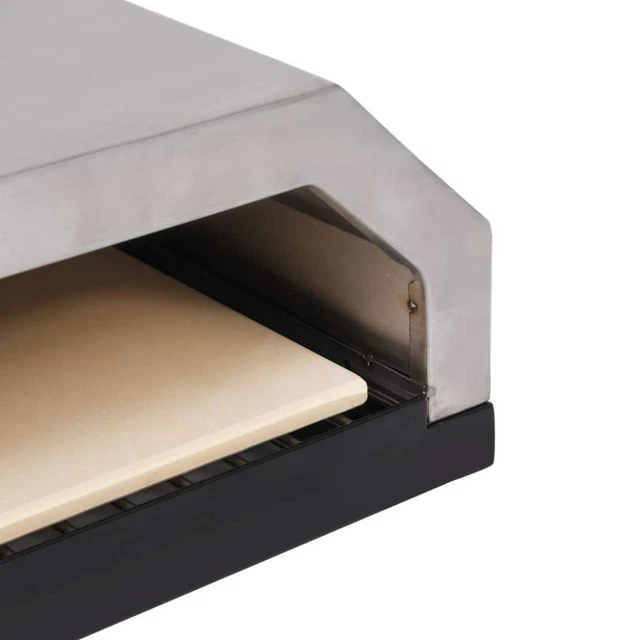 Pizzaofen mit Keramikstein Pizza Backofen Pizzabackofen für Gas-Kohlegrill Neu 2