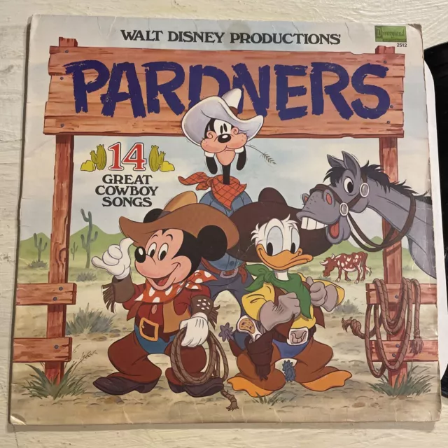 Walt Disney Productions Pardners LP Disneyland Mono FAIR 2