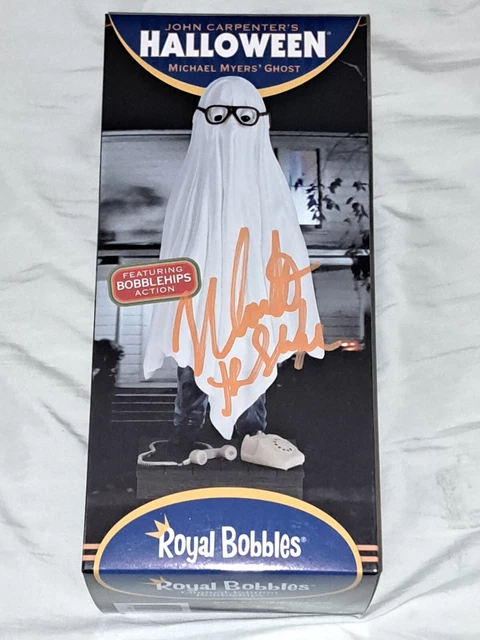 Halloween Nick Castle Signed Michael Myers Ghost Bobblehead Royal Bobbles H45