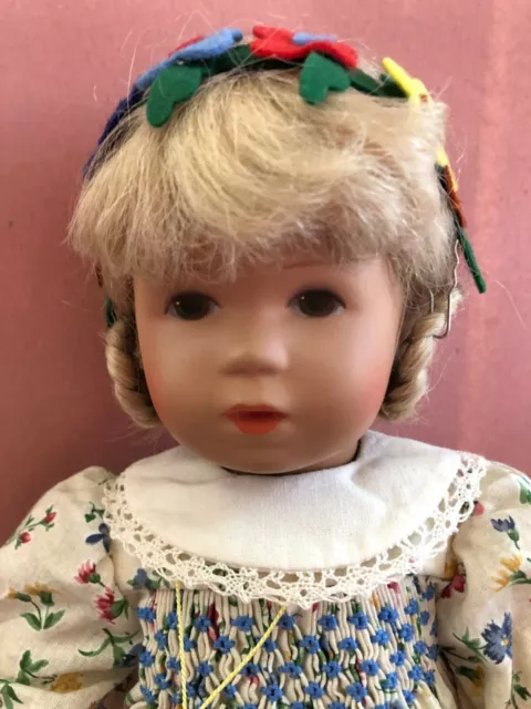 Original Käthe Kruse Puppe „May“ von 1996, unbespielt, neuwertig