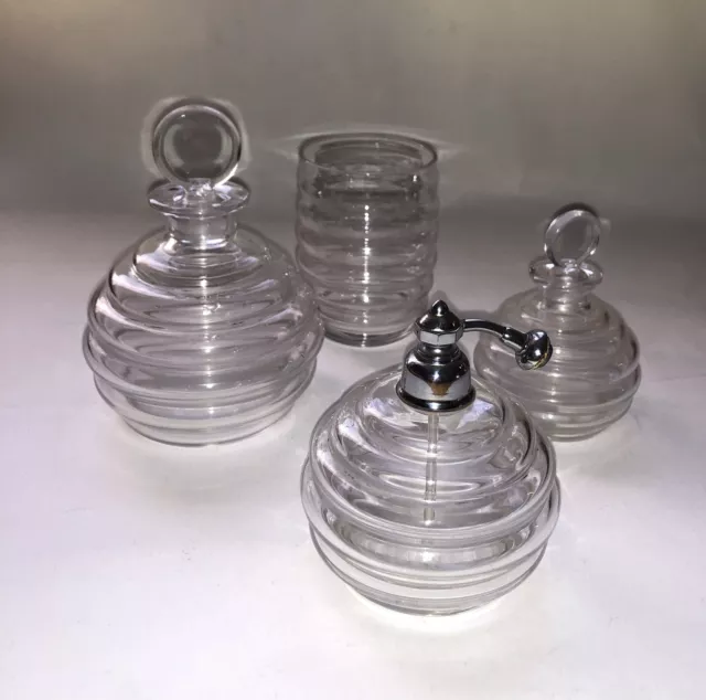 Ancien Flacon Gobelet Vaporisateur de TOILETTE en cristal BACCARAT ?? Non Signé