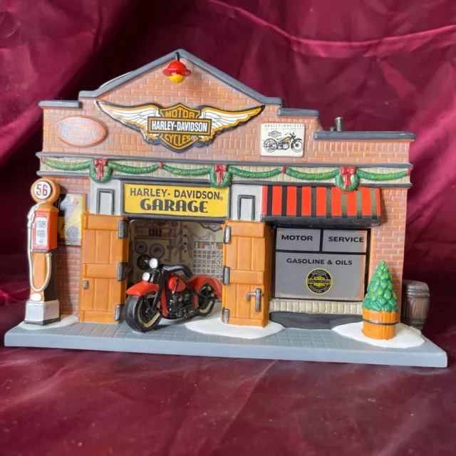 Dept 56 Christmas in the City HARLEY DAVIDSON GARAGE 4035565