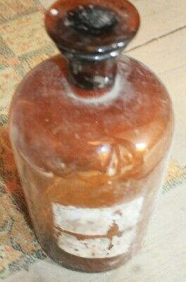 Medizin braune flasche Vintage antik Apothekerflasche dachfund 2