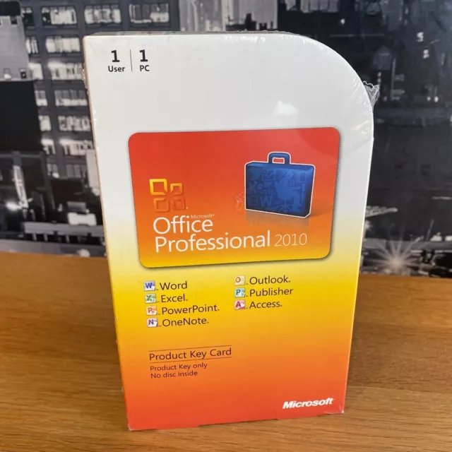 Microsoft Office 2010 Professional Word Excel Powerpoint Outlook Access 11 365