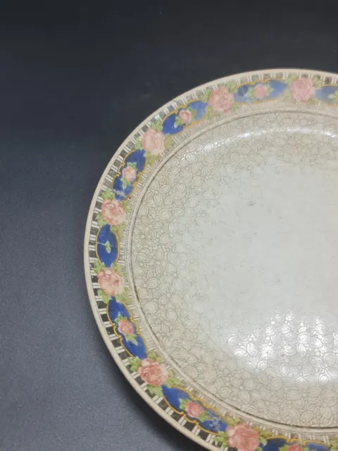 Grimwades Stoke On Trent Plate Floral Used Condition Made In England 2