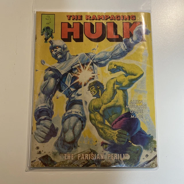 The Rampaging Hulk #2 - Rare Htf Yaffa Australian Variant Apv