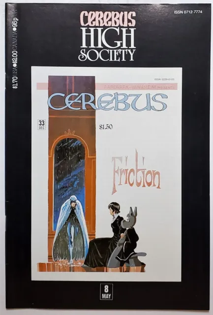 Cerebus High Society #8 (May 1990, Aardvark-Vanaheim) FN/VF