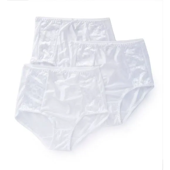 BALI DOUBLE SUPPORT Brief Pantie 3 Pack Style DFDBB3 Size XL 8 NWT Retail  $30 $21.99 - PicClick