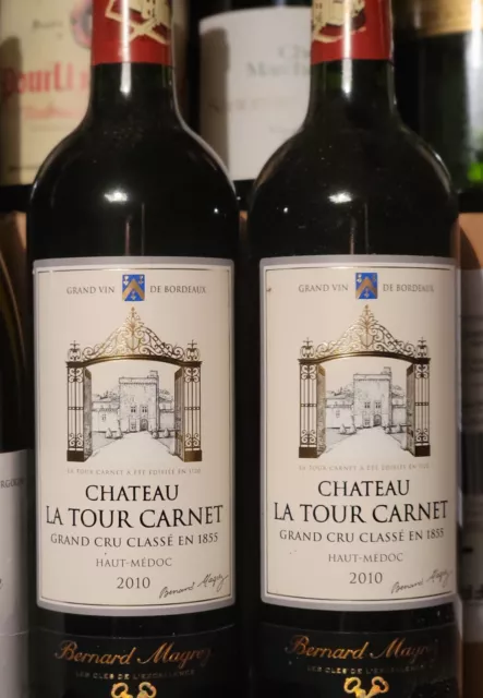 ++@@ RARE&UNIQUE  Duo Château La Tour Carnet 2010 Grd Cru Clas Haut Médoc ! @@++