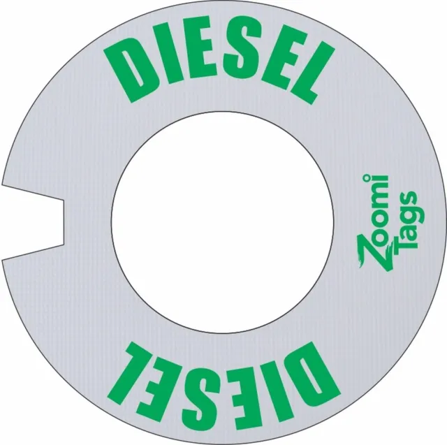 zOOmitags GAS can ID Tag DIESEL auto truck fuel storage container zoomitag Label