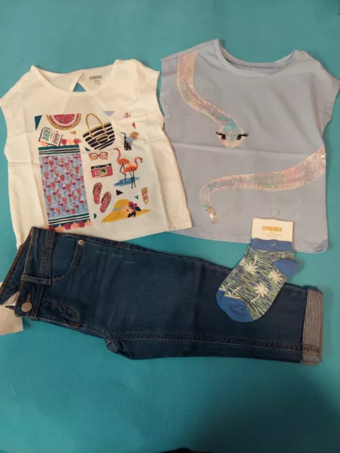 Nwt $336 Rv Gymboree Girls Size 4- 4T 16 Pcs Lot, Outfits, Tops, Shorts, Dresses 3