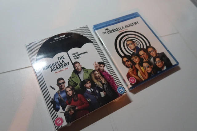 Optical Disc Transparent THE UMBRELLA ACADEMY: Season 1-2 (Blu-ray, 6 Discs) Brand New Sealed £ ...