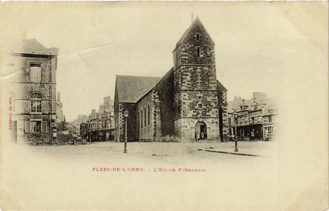 CPA AK FLERS-de-l'Orne - L'Église St-GERMAIN (356045)
