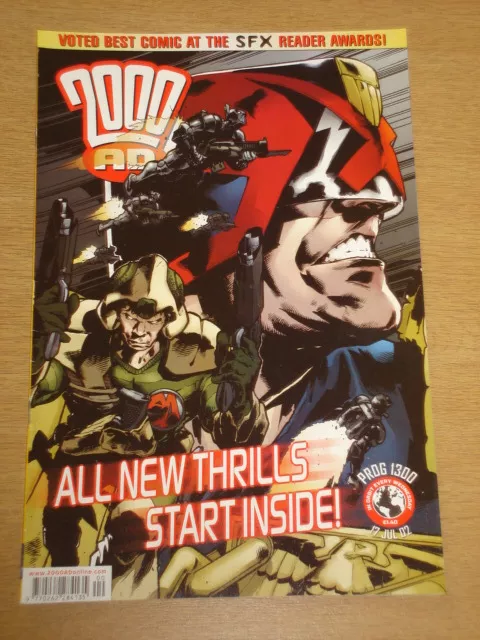 2000Ad #1300 British Weekly Comic Judge Dredd Jul 2002 *