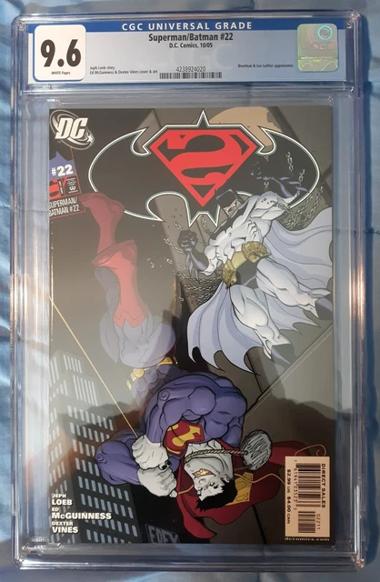 Superman/Batman #22 CGC 9.6 1st Batman Beyond in DC continuity Bizarro Batzarro