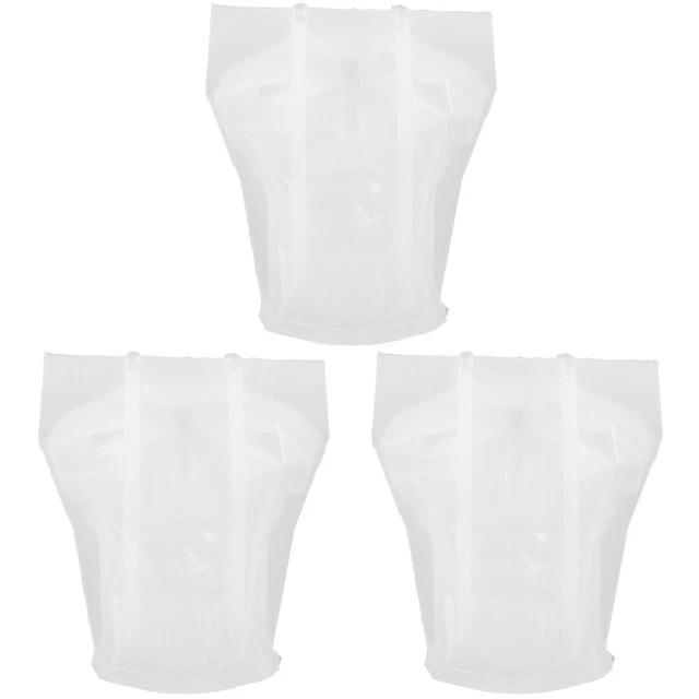 3 x stampo per candele casa riutilizzabile stampo in silicone per amici fai da te a casa