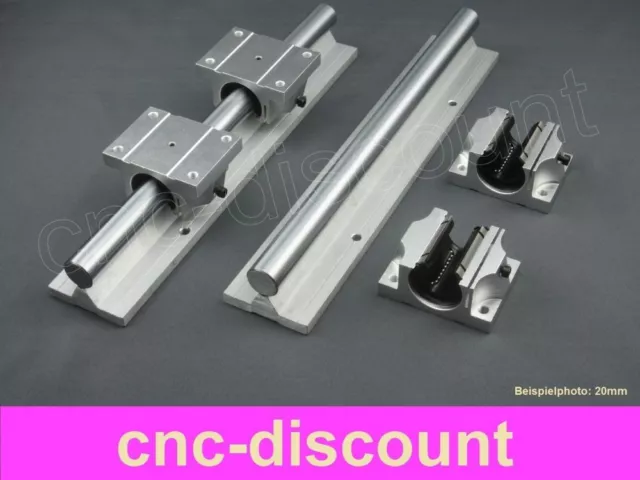 CNC Set 16x 950mm 2x Linearführung 4x Linearwagen Linear Guide Rail 3D Fräse ros 2