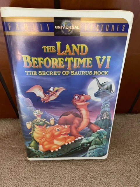 THE LAND BEFORE Time VI: The Secret of Saurus Rock (VHS, 1998 ...