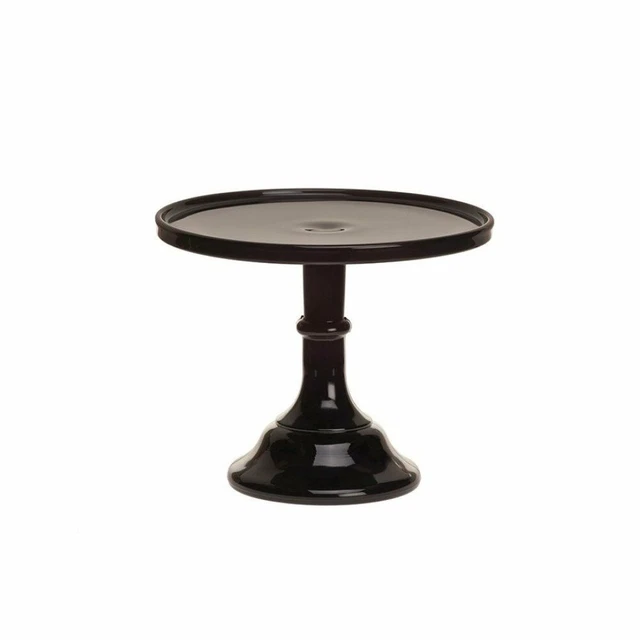 Mosser Glass 9" Cake Plate | Black Raspberry