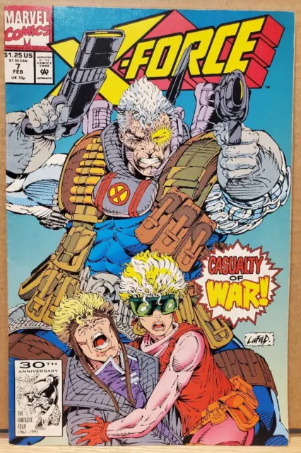 X-Force 7 Weapon X Sauron Rob Liefeld Fabian Nicieza 1992 Marvel Comics