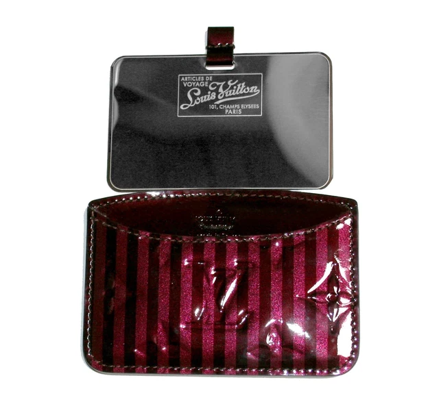 Louis Vuitton Monogram Vernis Rayures Mirror Case Amarante RARE LIMITED EDITION
