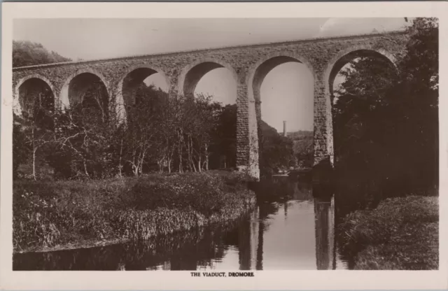 RPPC Great Northern Railway Viaduct Dromore Northern Ireland photo postcard D374