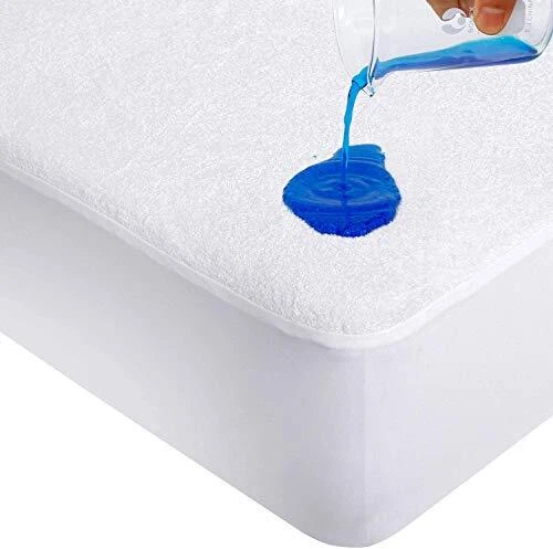 Dudu N Girlie Terry Cotton Moses Basket Mattress Protector, 28 cm x 76 cm